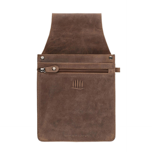 Fodero in Pelle Marrone per Tablet Portafoglio