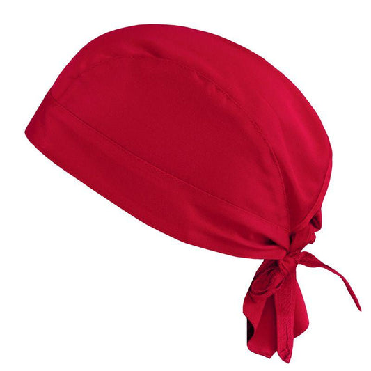 Bandana Cuoco con Inserto Antisudore in Spugna Bandana Chef Rosso
