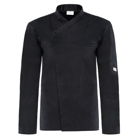 Giacca Cuoco Ares Nero Stretch Giacca Chef Elasticizzata