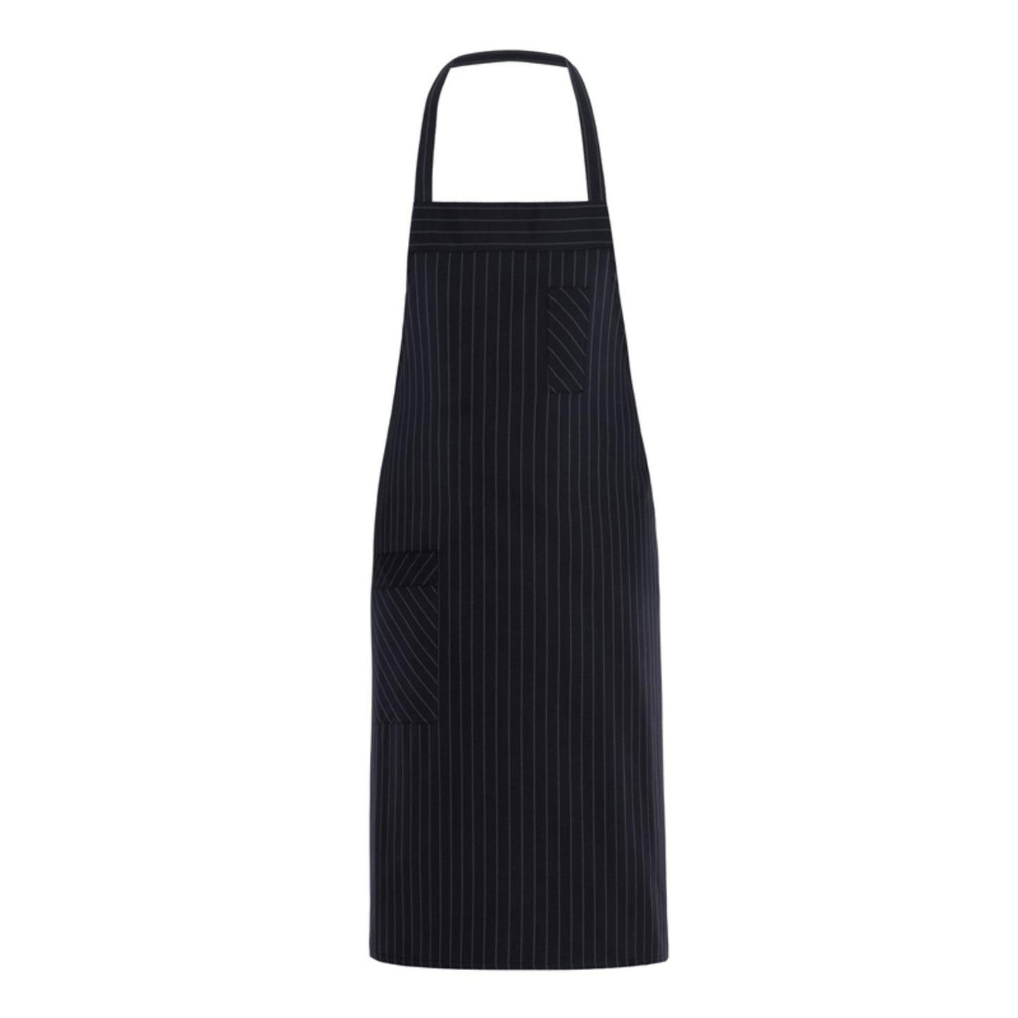 Grembiule Louvre Gessato Largo Nero