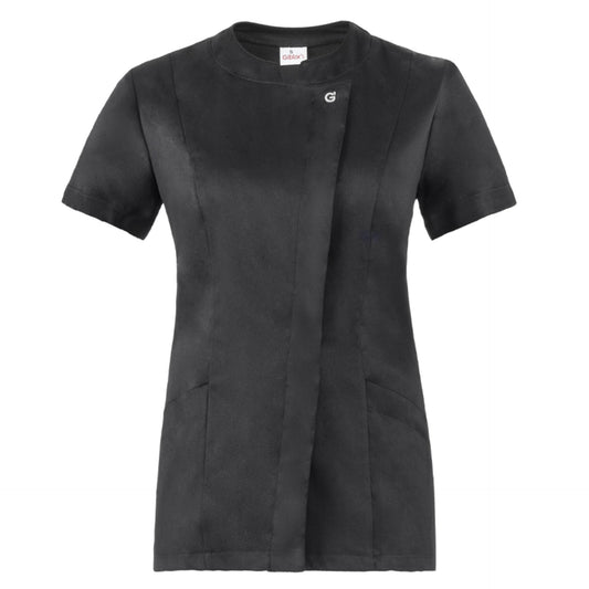 Casacca Chiara Nero L Casacca Donna Manica Corta Medicale Cucina Estetica