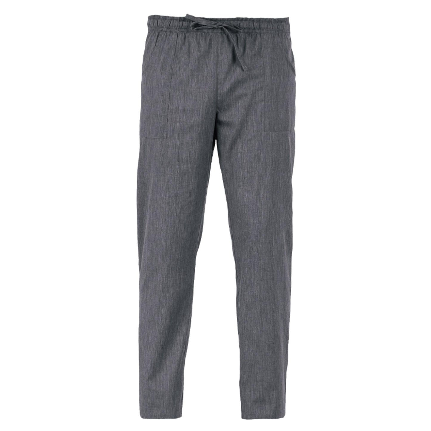 Pantalone Noah Grigio Melange Pantalone Cuoco Leggero