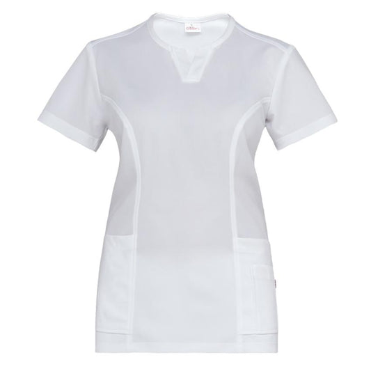 Casacca Donna Erika Bianco Traspirante in Rete Elasticizzata Casacca Estetista Casacca Parrucchiera