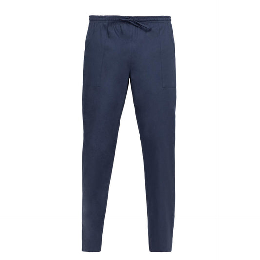 Pantalone Alan Blu Pantalone Unisex Infermiere Medicale cucina Puro Cotone