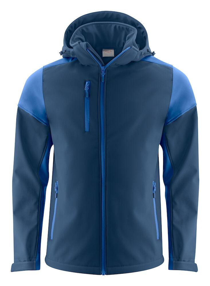 Giacca Softshell Navy Royal Giacca Ecosostenibile Antivento Traspirante Impermeabile