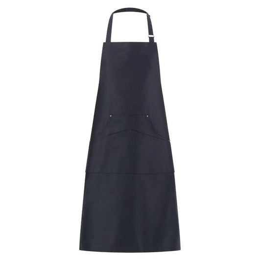 Grembiule Chicago Nero Grembiule Cuoco con Tasconi Regolabile Pettorina Cameriere Osteria