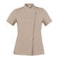 Giacca Megan Beige casacca Donna Manica Corta No Stiro Elasticizzata Traspirante Superleggera