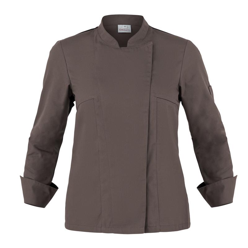 Giacca Agata Tortora Giacca Cuoca con Rete Traspirante Elasticizzata