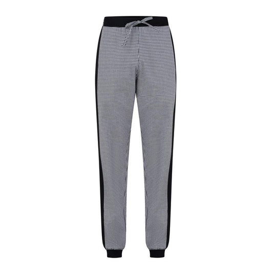 Pantalone Ivan Pied de Poule Pantalone Cuoco a Quadretti con Coulisse Elastici sulle Caviglie