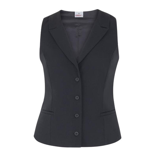 Gilet Dalila Nero Gilet Donna Collo Scialle