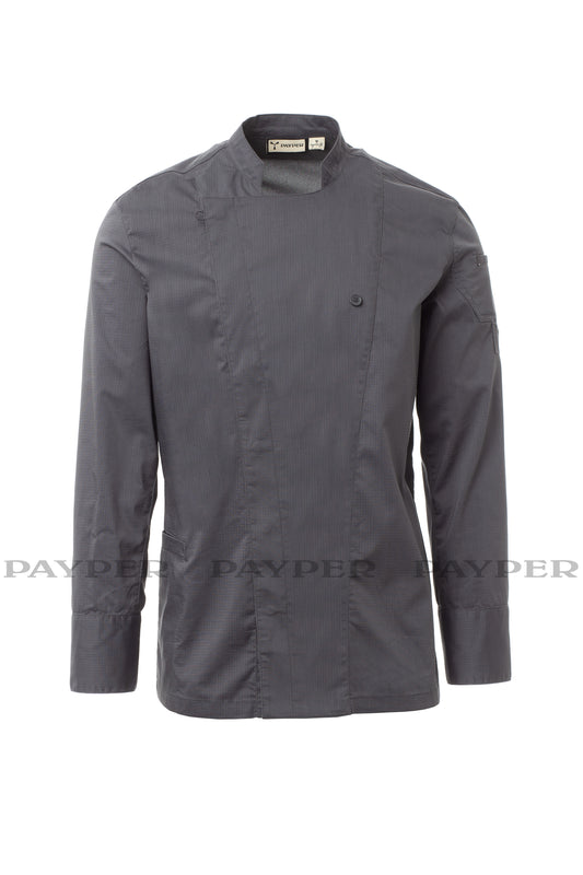 Giacca Starred Grigio Ripstop Giacca Cuoco Antistrappo Elasticizzata