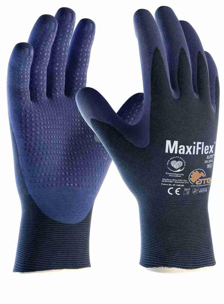 GUANTO ATG MAXIFLEX ELITE 4121 RIV.PALMO PUNT.