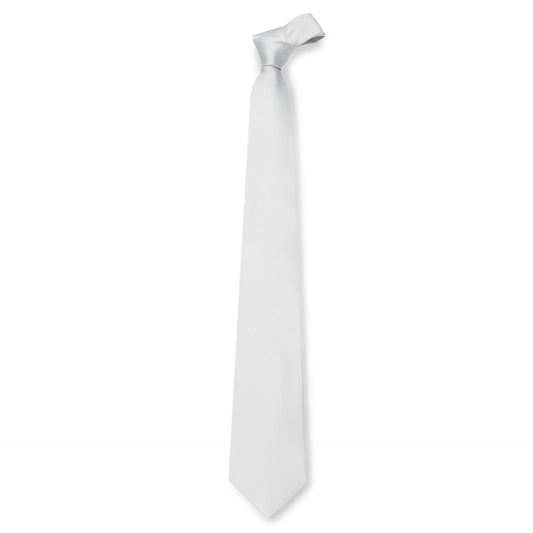 Cravatta Classica Bianco Tinta Unita