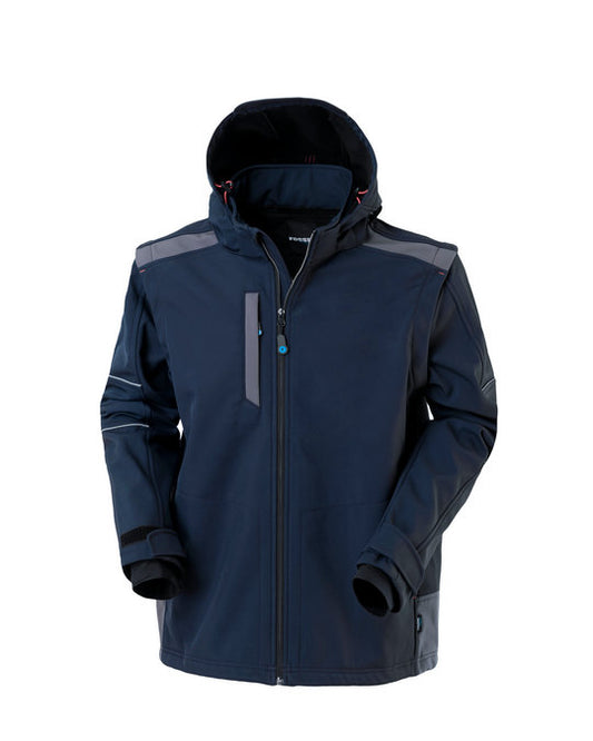 Giubbotto Ultraflex Grigio Giacca Softshell Maniche Staccabili