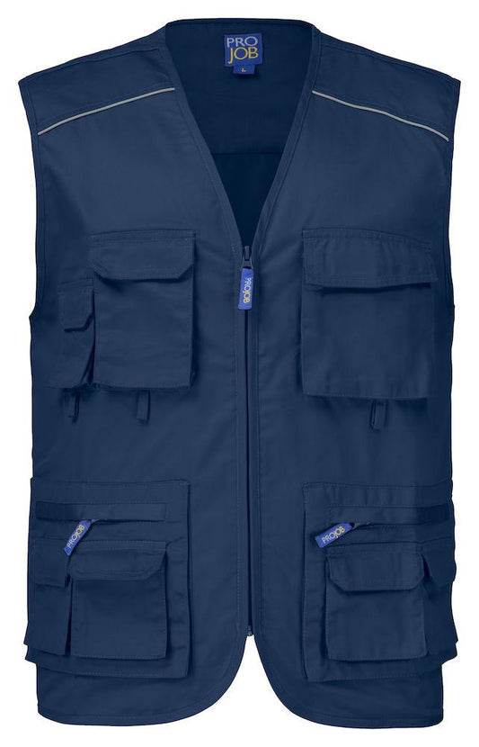 Gilet Multitasche Blu Gilet Pescatore Magazziniere Officina Muratore