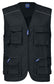 Gilet Multitasche Nero Gilet Pescatore Magazziniere Officina Muratore