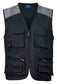 Gilet Multitasche Nero Gilet Pescatore Magazziniere Officina Muratore