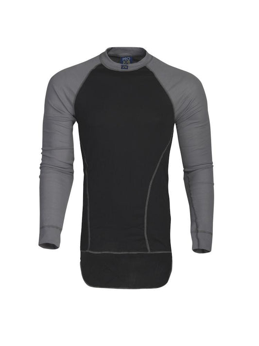 Maglia Termica Projob Nero L Maglia Tessuto Tecnico Trasiprante Antifreddo BAsse TEmperature