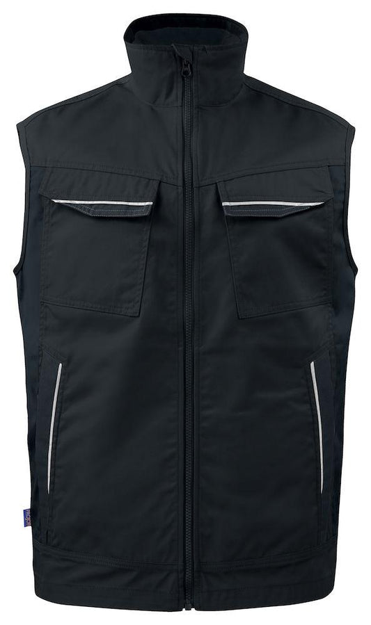 Gilet Multitasche Nero Gilet Meccanico Officina Industria Tasche Rinforzate