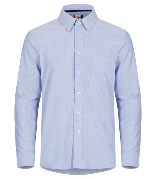 Camicia Oxford Azzurro Manica Lunga Camicia Button Down