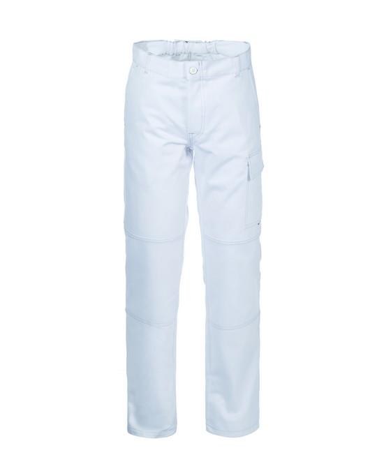 Pantalone SerioPlus+ Bianco Pantalone da Lavoro con Tascone Imbianchino Caseificio Industria Alimentare