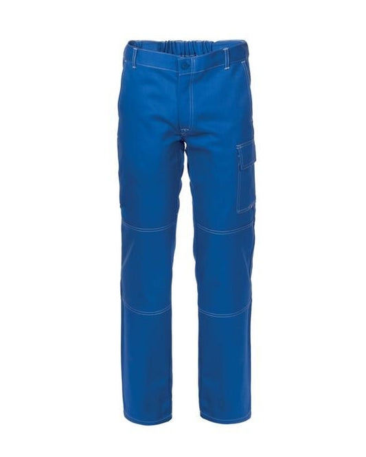 Pantalone SerioPlus+ Azzurro Royal Pantalone da Lavoro con Tascone Industria Meccanico Officina