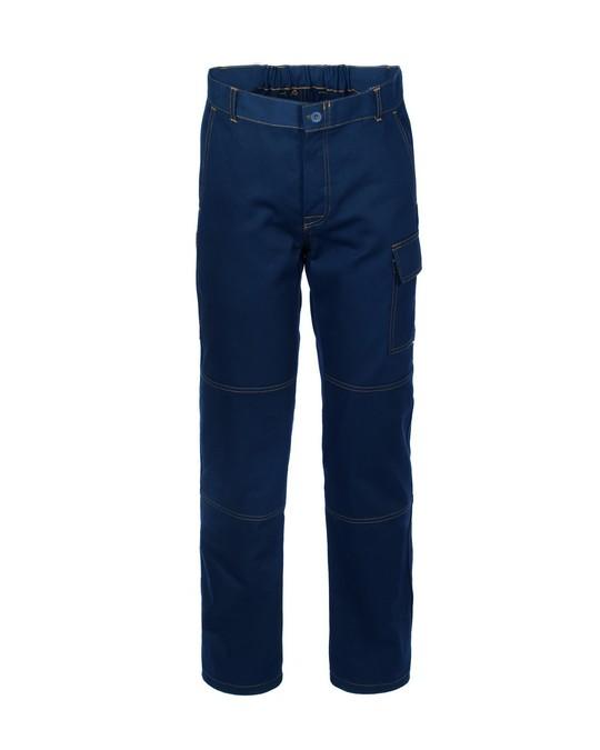 Pantalone Serio Plus + Stretch Blu Pantalone da Lavoro Elasticizzato Officina Industria Meccanico Elettricista