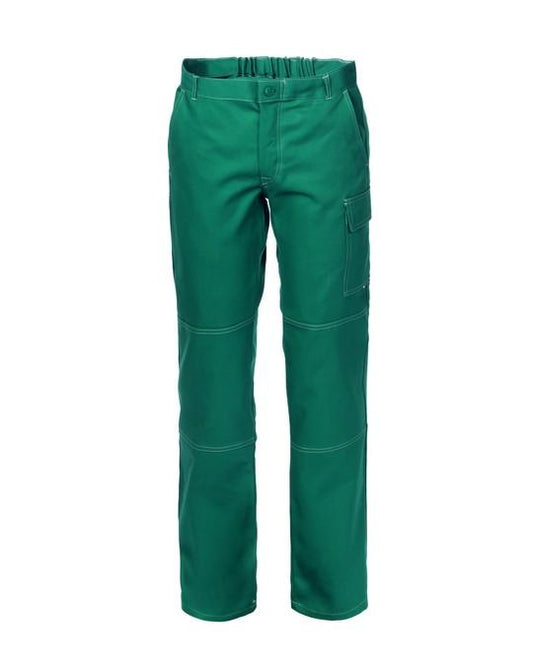 Pantalone Serio Plus + Stretch Verde Pantalone da Lavoro Elasticizzato Officina Industria Meccanico Elettricista