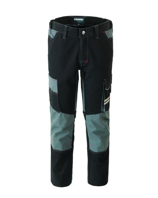 Pantalone Thunder Stretch Nero Meccanico Gommista Magazziniere Elettricista