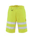 Bermuda Hi-Vis Giallo Pantaloncino da Lavoro da Lavoro Alta Visibilità da Cantiere Asfaltatore Lavori Stradali