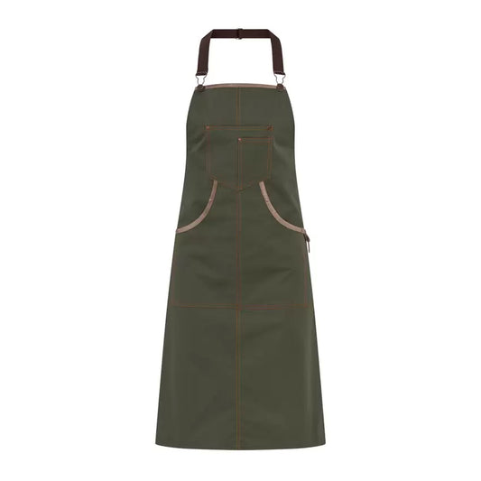 Grembiule Naxos Verde Militare Grembiule Pettorina Cameriere pub Trattoria