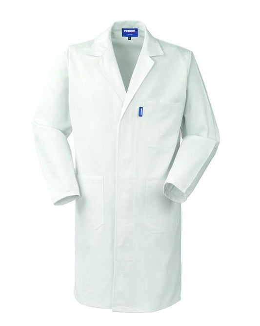 Camice Uomo Serio Bianco Camice da Lavoro Cotone