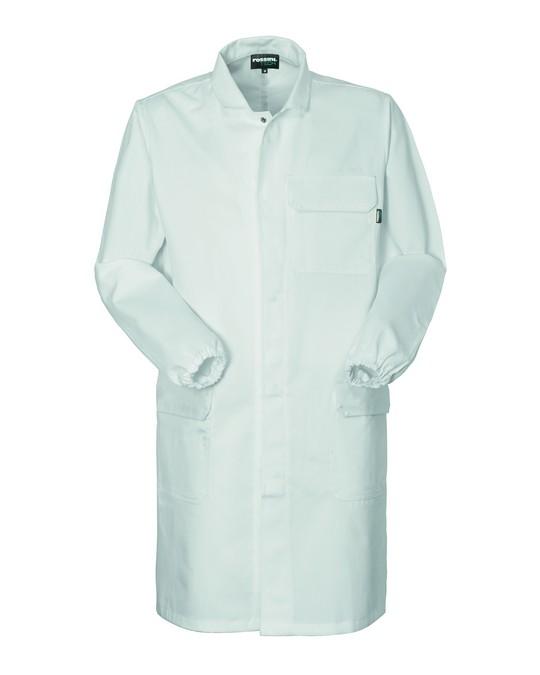 Camice Da Laboratorio In Cotone Bianco – Unisex – Chiusura A Pressione – Taglie Da XXS A XXXL – Seconda Scelta (Difetti Minori)