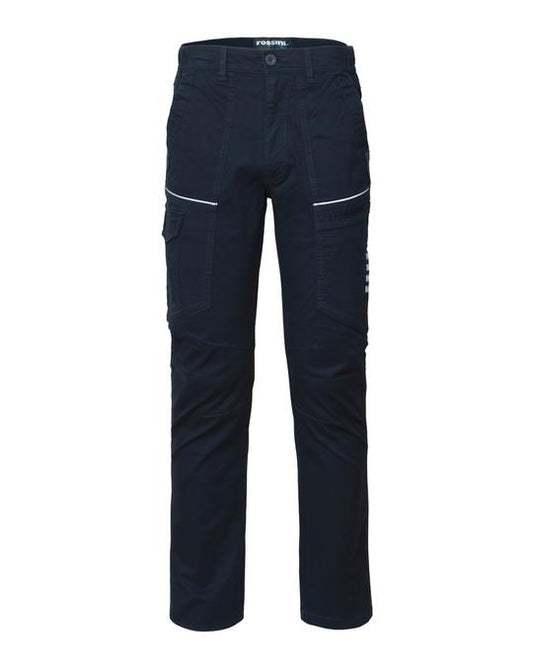 Pantalone R-Stretch Blu Pantalone da Lavoro Elasticizzato con Tasconi