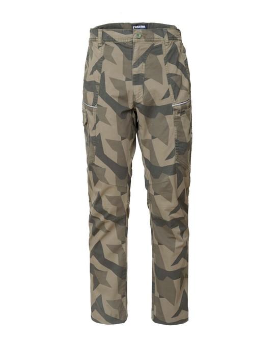Pantalone R-Stretch Camouflage Pantalone da Lavoro Elasticizzato Mimetico con Tasconi Cacciatore Pescatore Muratore
