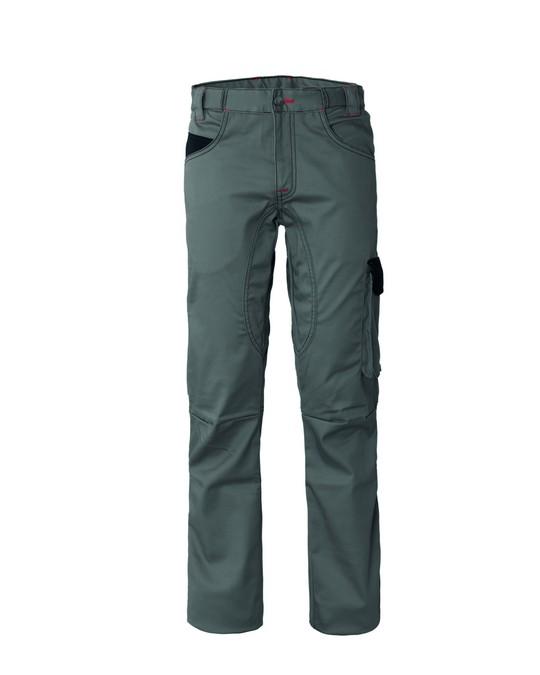 Pantalone Stiffer Grigio/Nero Elasticizzato Pantalone da Lavoro Meccanico Elettricista Gommista Magazziniere Installatore