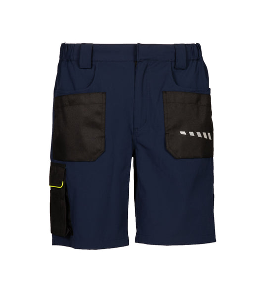 Bermuda Tonale Blu Pantaloncino da Lavoro Trekking Elasticizzato