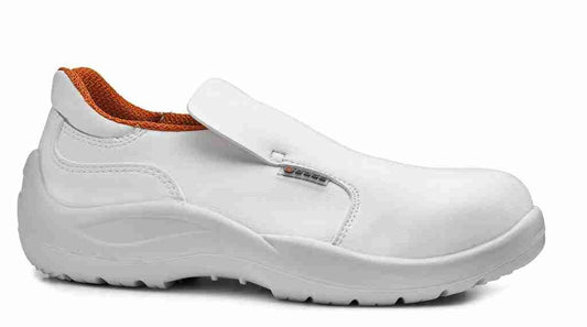 Mocassino Cloro Bianco S2 src Scarpa Cuoco Antiscivolo Idrorepellente