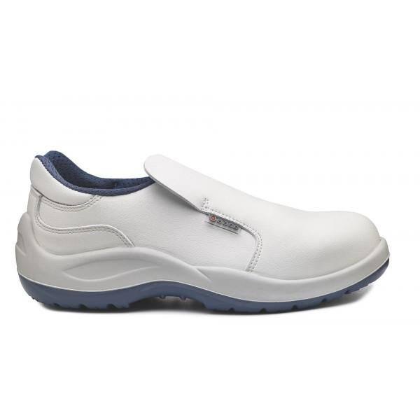 Mocassino Litio Bianco S2 src Scarpa Cuoco Antiscivolo Idrorepellente