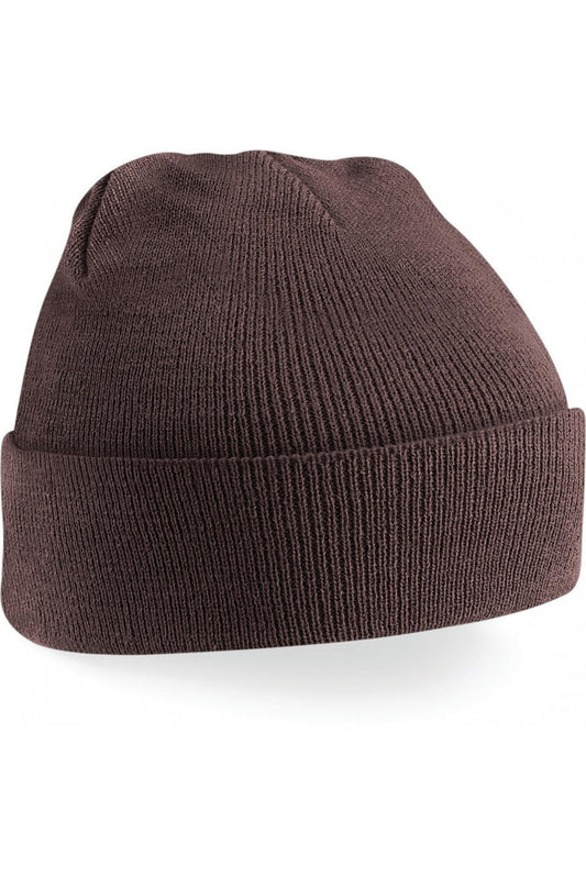 Berretto Original Chocolate con Risvolto Cuffia in Acrilico Invernale Marrone