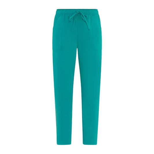 Pantalone Microfibra Alan Verde Petrolio Pantalone Leggero No Stiro