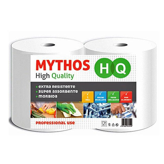 Bobina Carta 800 Strappi Confezione 2 Rotoli Carta Assorbente Alta Qualità