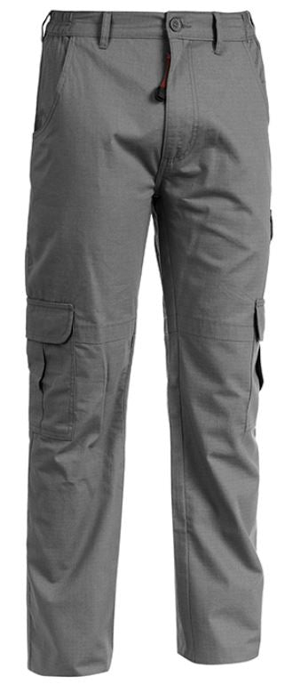 Pantalone Brasco Grigio Taglia L Pantalone con Tasconi Ripstop da Lavoro Tempo Libero