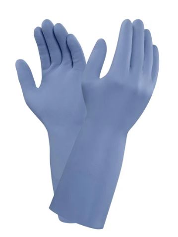 Guanto Alphatec 37-520 Azzurro Guanti Rischio Chimico Biologico Uso Alimentare