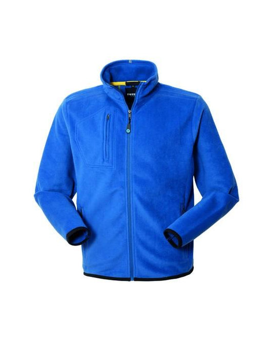 Pile Task Azzurro Royal Pile Zip Intera da Lavoro Tempo Libero con Tasche