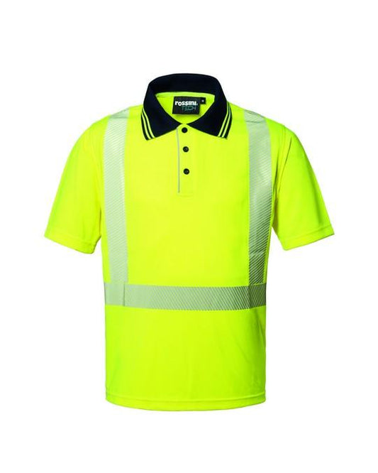 Polo Seal Hi-Vis Giallo Polo da Lavoro Alta Visibilità da Cantiere Asfaltatore Lavori Stradali