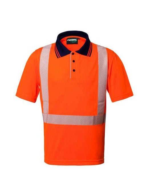 Polo Seal Hi-Vis Arancio Polo da Lavoro Alta Visibilità da Cantiere Asfaltatore Lavori Stradali