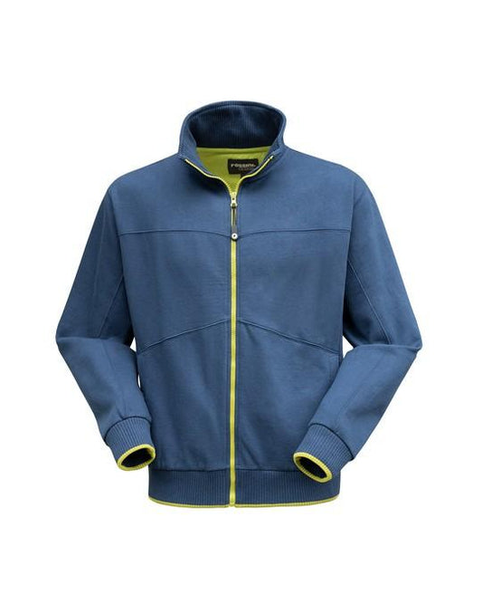 Felpa Re-use Re-work Legion Blu Felpa da Lavoro Poliestere Riciclato con Inserti Officina Meccanico Magazziniere Elettricista Installatore