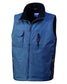 Gilet Perlis Blu Smanicato Leggero Foderato in Pile