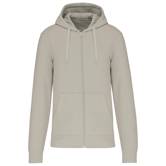 Felpa Kariban Bio Clay Zip/Cappuccio Uomo 280 grammi